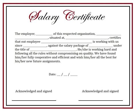 Surat Keterangan Penghasilan