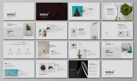 indesign presentation template free