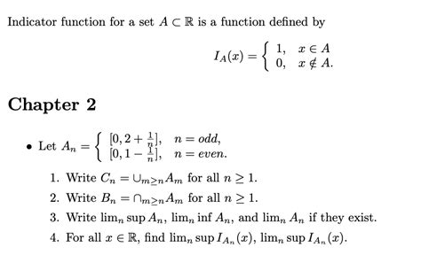 indicator function on latex