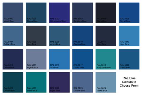indigo blue ral code