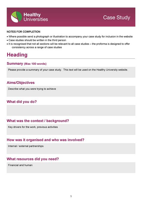industry case study examples