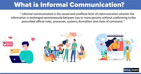 informal communication definition and examples
