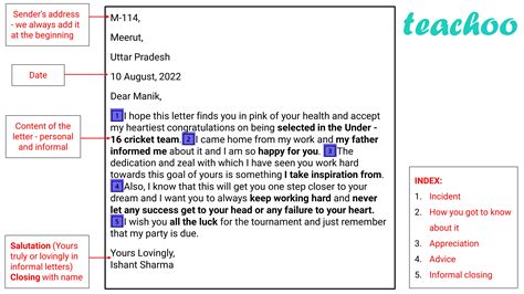 informal email writing topics for class 8