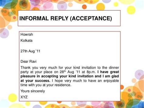 informal invitation example