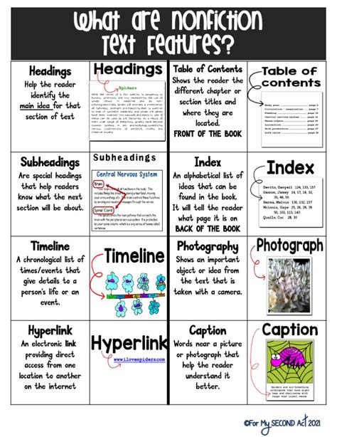 informational text features 3rd grade