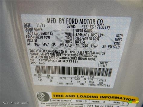 ingot silver f150 paint code