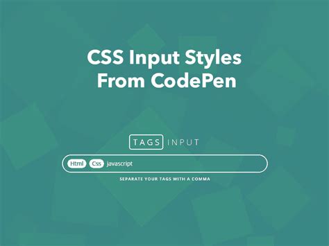 input html css codepen