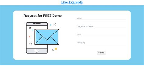 inquiry form codepen