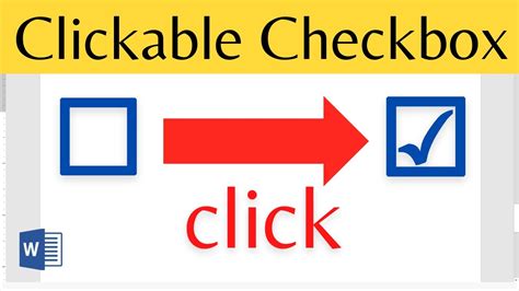 insert clickable checkbox in word online