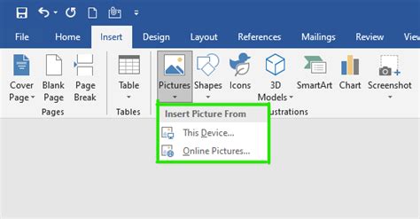 insert document in word online