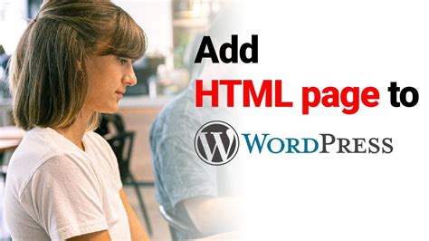 insert html page in wordpress