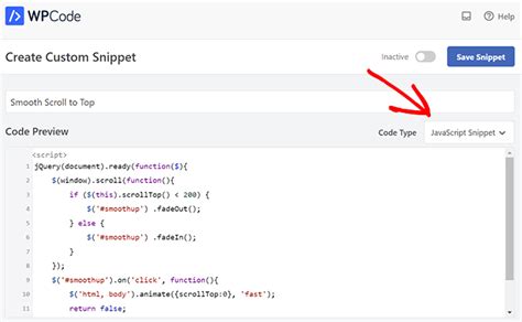insert javascript code in wordpress page