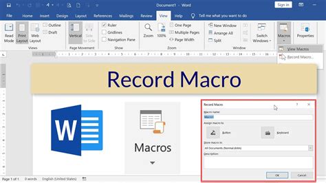 insert macro into word document
