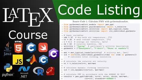 insert source code in latex