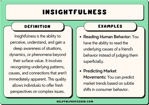 insightful information meaning and examples