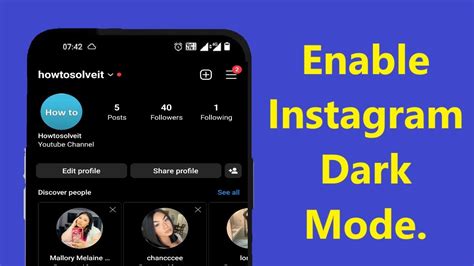 instagram dark mode color code
