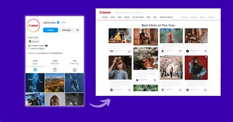 instagram embed code for website