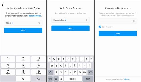 instagram enter confirmation code