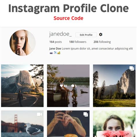 instagram feed html css codepen