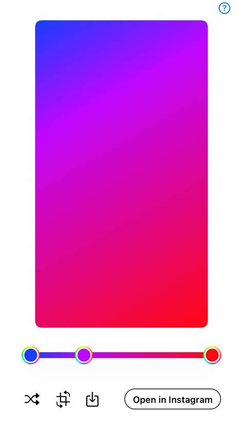 instagram linear gradient color code