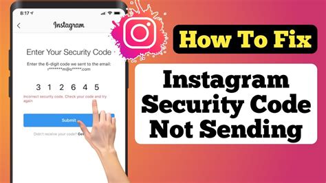 instagram security code not working reddit