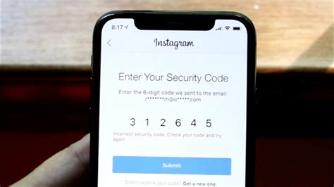 instagram security code sent to old number not working