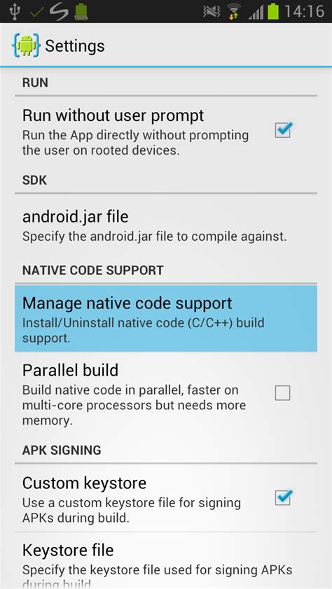 install android ndk