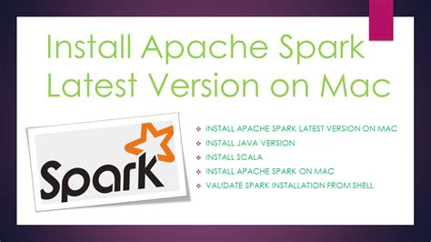 install apache spark on macos