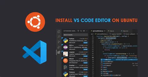 install code editor ubuntu