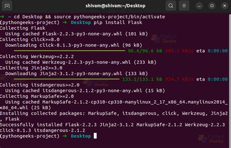 install flask python