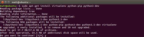 install flask python3 ubuntu