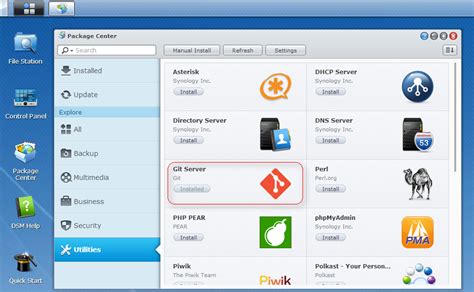 install git client on synology