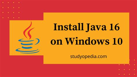 install java 16