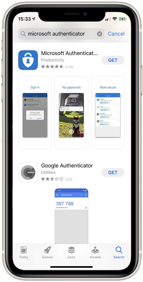 install microsoft authenticator app on iphone