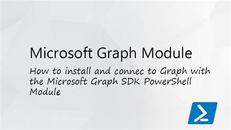 install microsoft graph