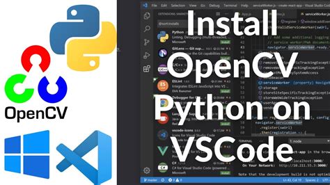 install opencv python in visual studio code