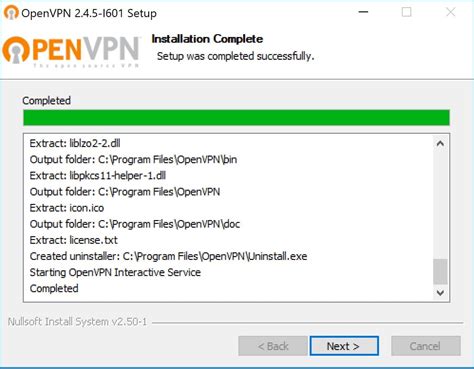 install openvpn client