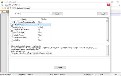 install plugin notepad++