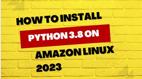 install python 3.8 amazon linux 2