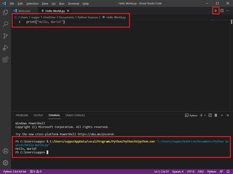 install python modules in visual studio code