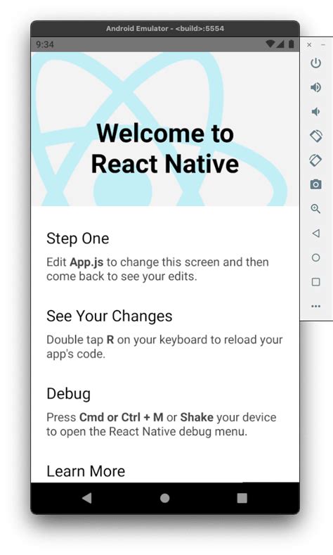 install react native on mac for android