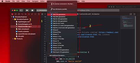 install simulator without xcode