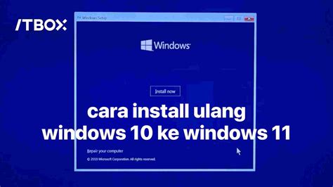 install ulang