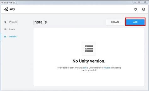 install unity version