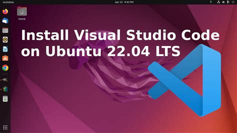 install visual studio code ubuntu 20.04 using terminal