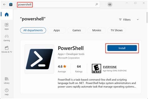 install windows 10 store app powershell