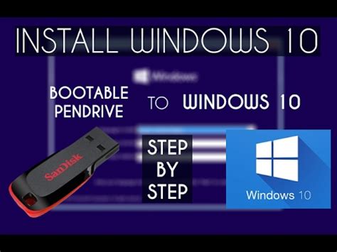 install windows in pendrive