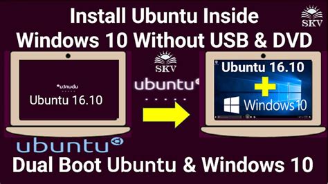 install windows without usb from ubuntu