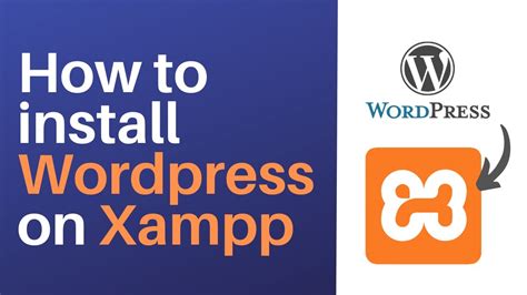 install wordpress on xampp