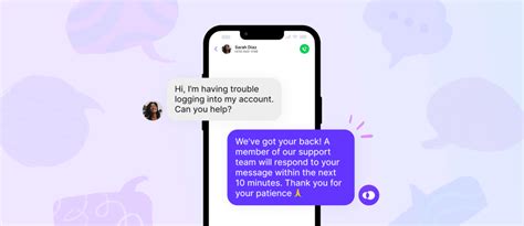 instant auto reply text message example